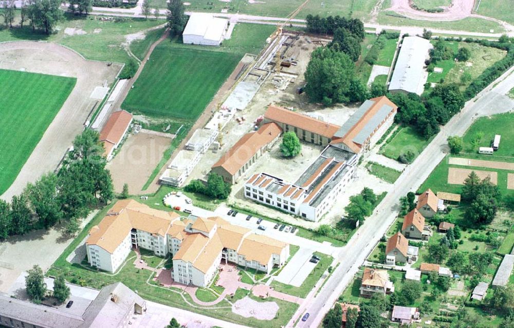 Seelow / Brandenburg from above - Wohnneubau in Seelow / Brandenburg