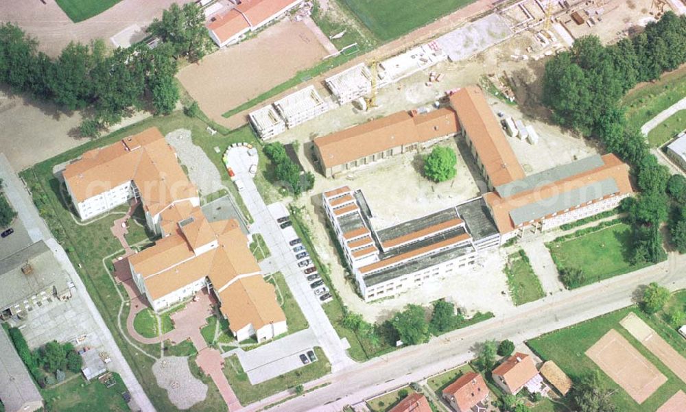 Aerial photograph Seelow / Brandenburg - Wohnneubau in Seelow / Brandenburg