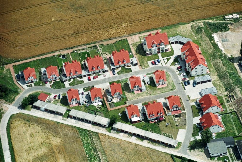 Aerial photograph Seelow - Residential new construction - settlement on the Garden road in Seelow, in the state of Brandenburg