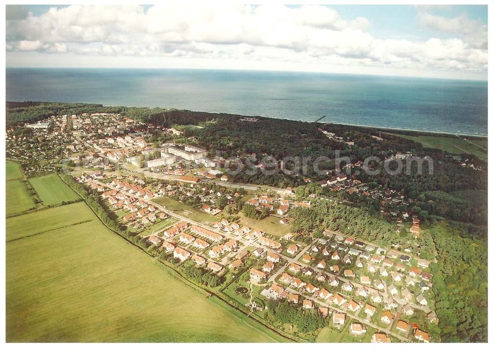 Graal-Müritz / Mecklenburg Vorpommern from above - Wohnneubaugebiet der HAWO KG in Graal - Müritz Mecklenburg Vorpommern / 27.09.02