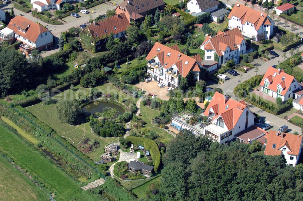 Aerial image Graal-Müritz - Blick auf das Wohngebiet Koppenheide der HAWO Bauträger KG in unmittelbarer Strandnähe im Ostseeheilbad Graal-Müritz.