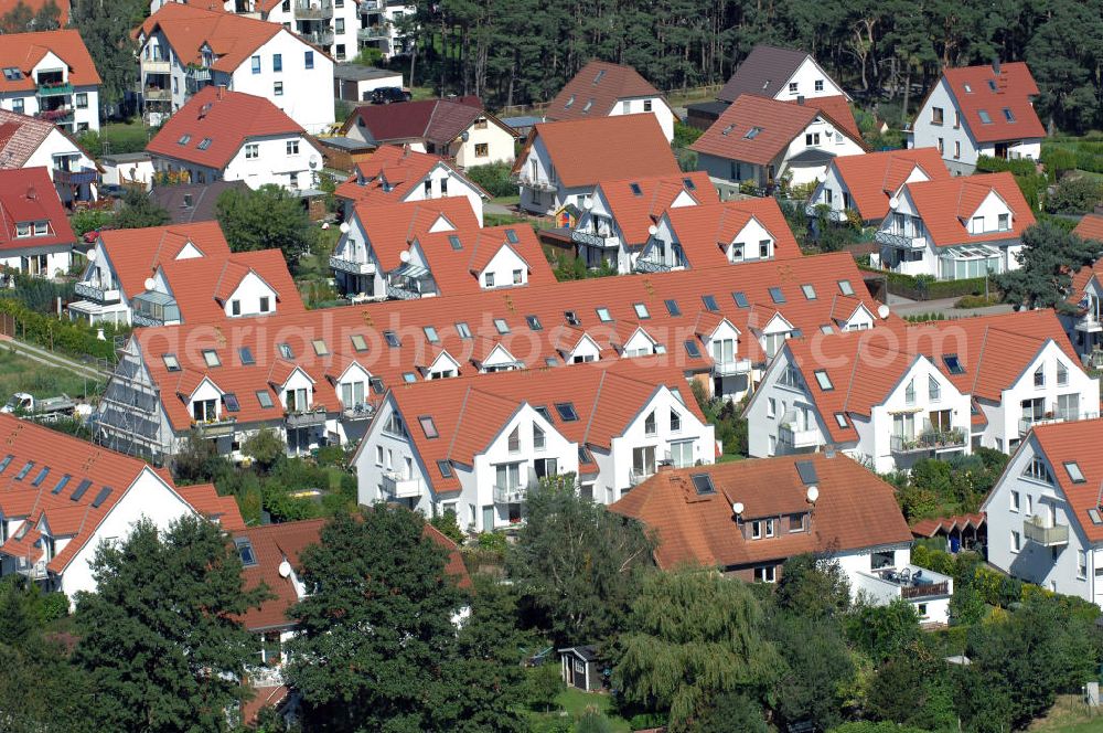 Graal-Müritz from above - Blick auf das Wohngebiet Koppenheide der HAWO Bauträger KG in unmittelbarer Strandnähe im Ostseeheilbad Graal-Müritz.