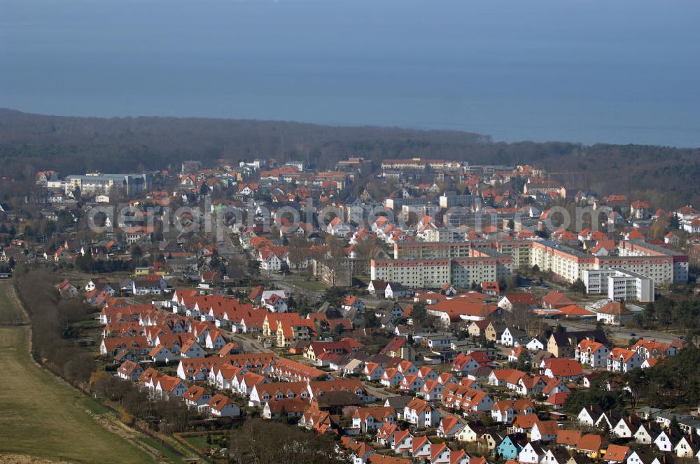 Graal-Müritz from above - Blick auf das Wohngebiet Koppenheide der HAWO Bauträger KG in unmittelbarer Strandnähe im Ostseeheilbad Graal-Müritz.