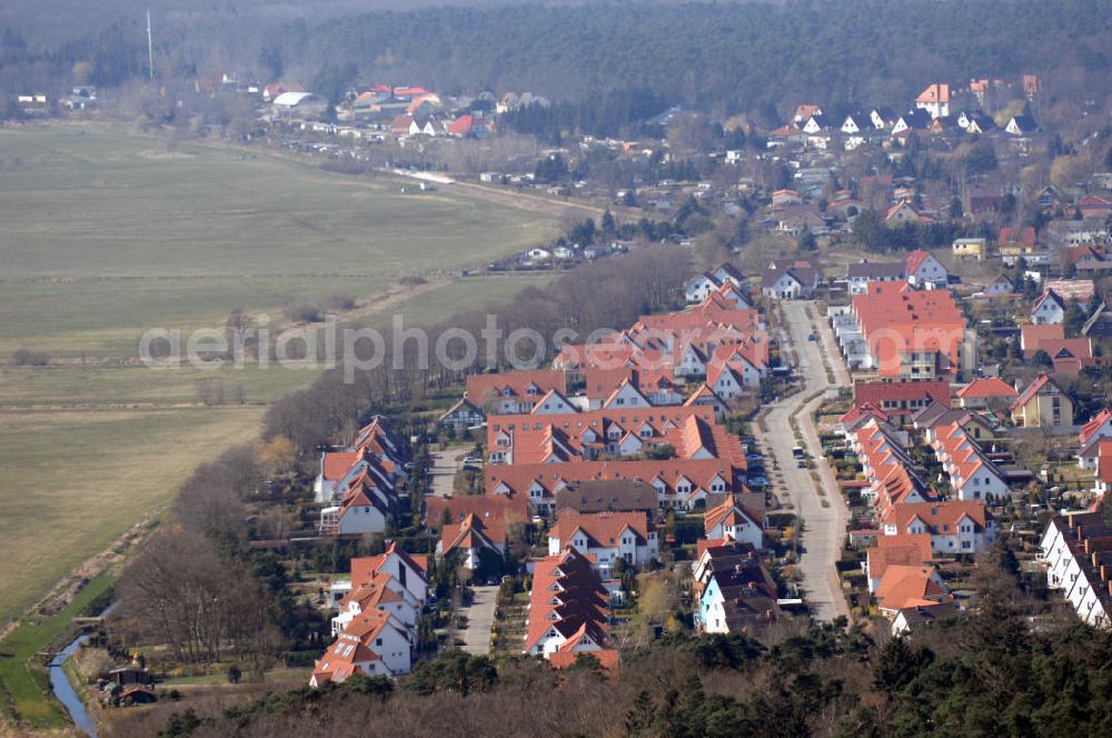 Graal-Müritz from above - Blick auf das Wohngebiet Koppenheide der HAWO Bauträger KG in unmittelbarer Strandnähe im Ostseeheilbad Graal-Müritz.