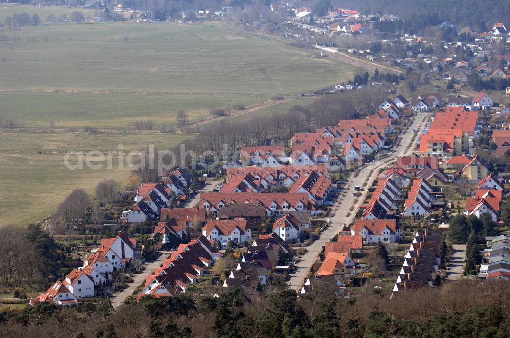 Aerial image Graal-Müritz - Blick auf das Wohngebiet Koppenheide der HAWO Bauträger KG in unmittelbarer Strandnähe im Ostseeheilbad Graal-Müritz.