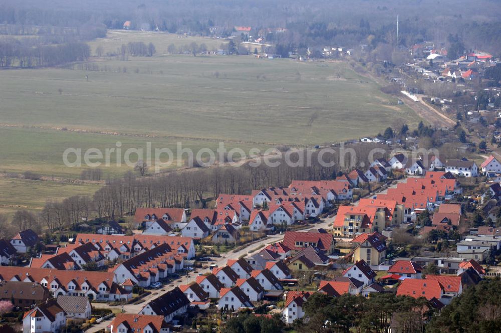 Aerial photograph Graal-Müritz - Blick auf das Wohngebiet Koppenheide der HAWO Bauträger KG in unmittelbarer Strandnähe im Ostseeheilbad Graal-Müritz.