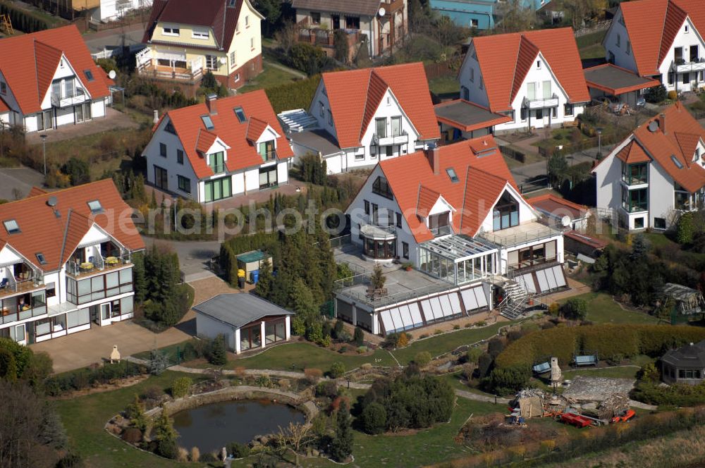 Aerial image Graal-Müritz - Blick auf das Wohngebiet Koppenheide der HAWO Bauträger KG in unmittelbarer Strandnähe im Ostseeheilbad Graal-Müritz.