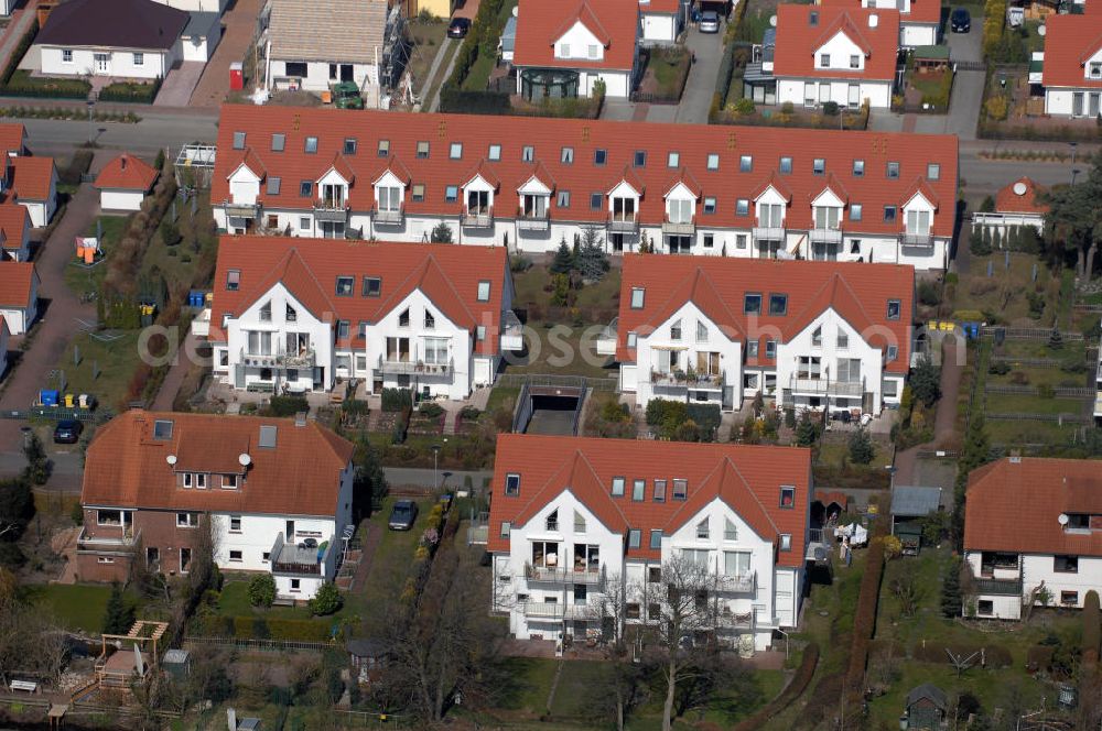 Aerial photograph Graal-Müritz - Blick auf das Wohngebiet Koppenheide der HAWO Bauträger KG in unmittelbarer Strandnähe im Ostseeheilbad Graal-Müritz.