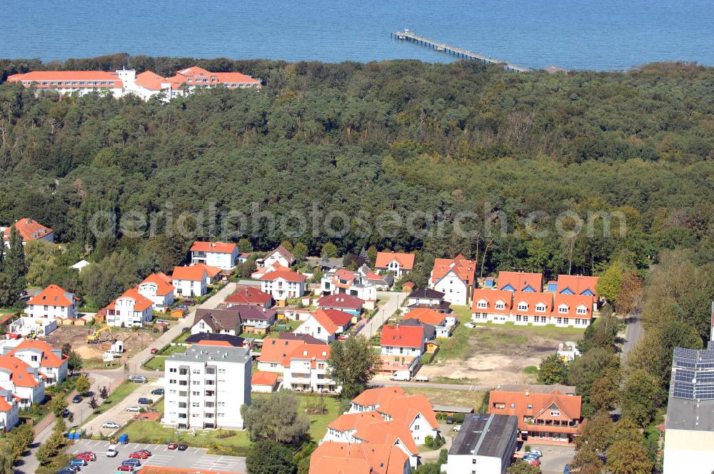 Aerial image Graal-Müritz - Blick auf das Wohngebiet der HAWO Bauträger KG am Lerchenweg in unmittelbarer Strandnähe im Ostseeheilbad Graal-Müritz.