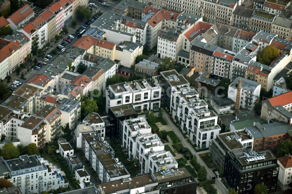 Aerial photograph Berlin - View of the residential development area Marthashof at the Berlin - district Prenzlauer Berg