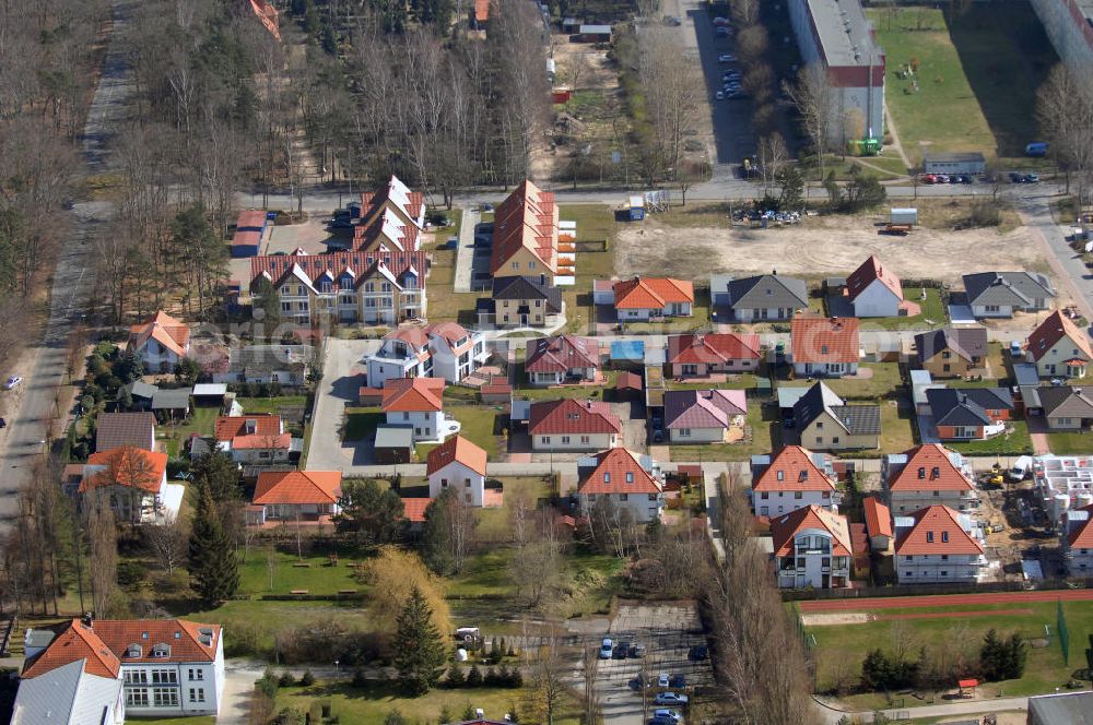 Graal-Müritz from the bird's eye view: Blick auf das Wohngebiet der HAWO Bauträger KG Zur Eselswiese in unmittelbarer Strandnähe im Ostseeheilbad Graal-Müritz.