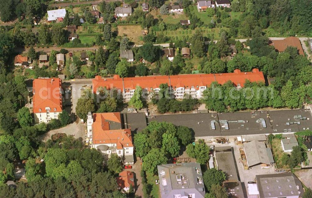 Aerial photograph Berlin - Spandau - Wohnneubauobjekt in der Niederneuendorfer Allee 12-16 in Spandau (ALLBAU GmbH)