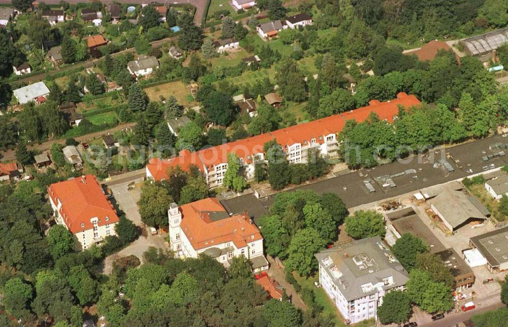 Berlin - Spandau from above - Wohnneubauobjekt in der Niederneuendorfer Allee 12-16 in Spandau (ALLBAU GmbH)