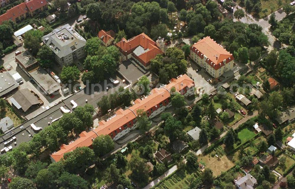 Berlin - Spandau from the bird's eye view: Wohnneubauobjekt in der Niederneuendorfer Allee 12-16 in Spandau (ALLBAU GmbH)