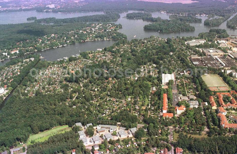 Berlin - Spandau from above - Wohnneubauobjekt in der Niederneuendorfer Allee 12-16 in Spandau (ALLBAU GmbH)