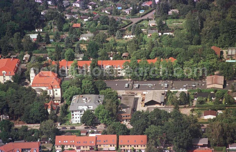 Berlin - Spandau from the bird's eye view: Wohnneubauobjekt in der Niederneuendorfer Allee 12-16 in Spandau (ALLBAU GmbH)