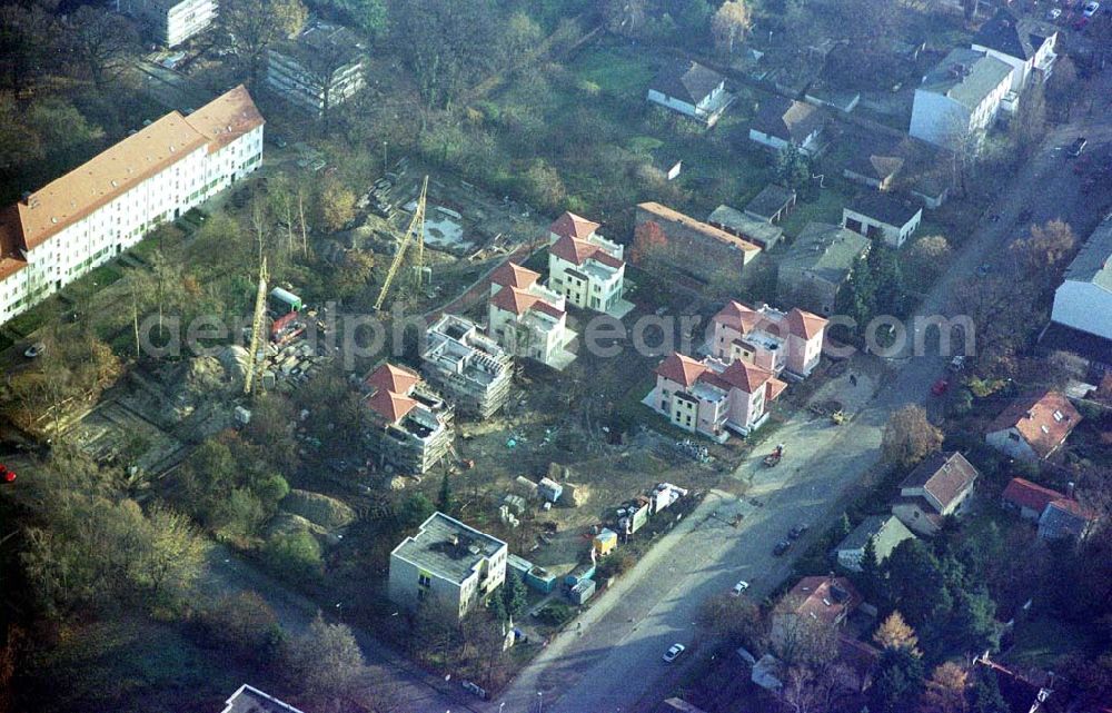 Aerial image Berlin - Pankow - Wohnneubauten der EDR GmbH an der Kuckhoffstraße in Berlin - Pankow.