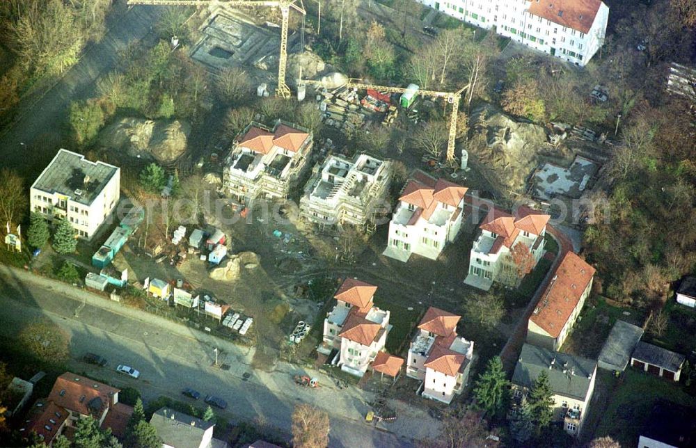 Berlin - Pankow from above - Wohnneubauten der EDR GmbH an der Kuckhoffstraße in Berlin - Pankow.