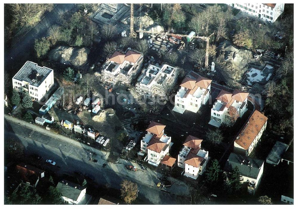 Berlin - Pankow from the bird's eye view: Wohnneubauten der EDR GmbH an der Kuckhoffstraße in Berlin - Pankow.