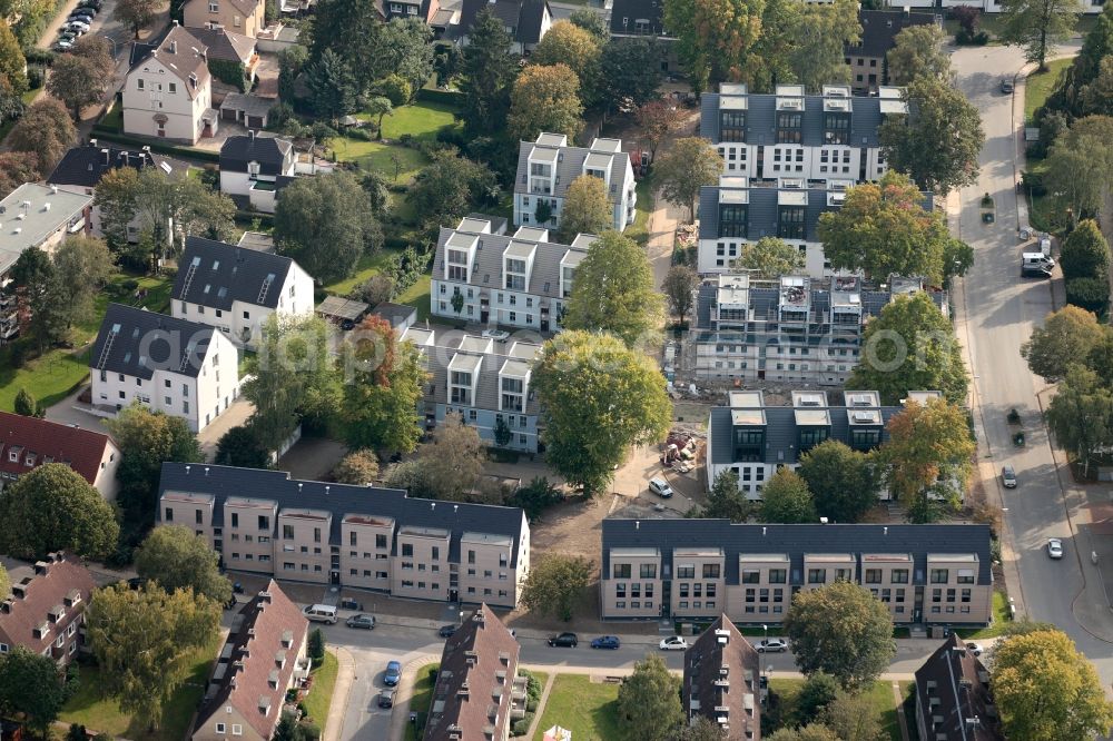 Aerial photograph Hattingen - View of new residential buildings in Hattingen in the state North Rhine-Westphalia