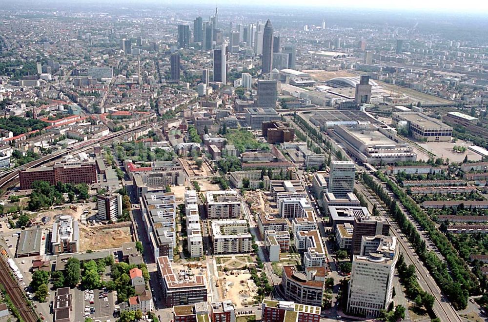 Frankfurt (Hessen) from above - 