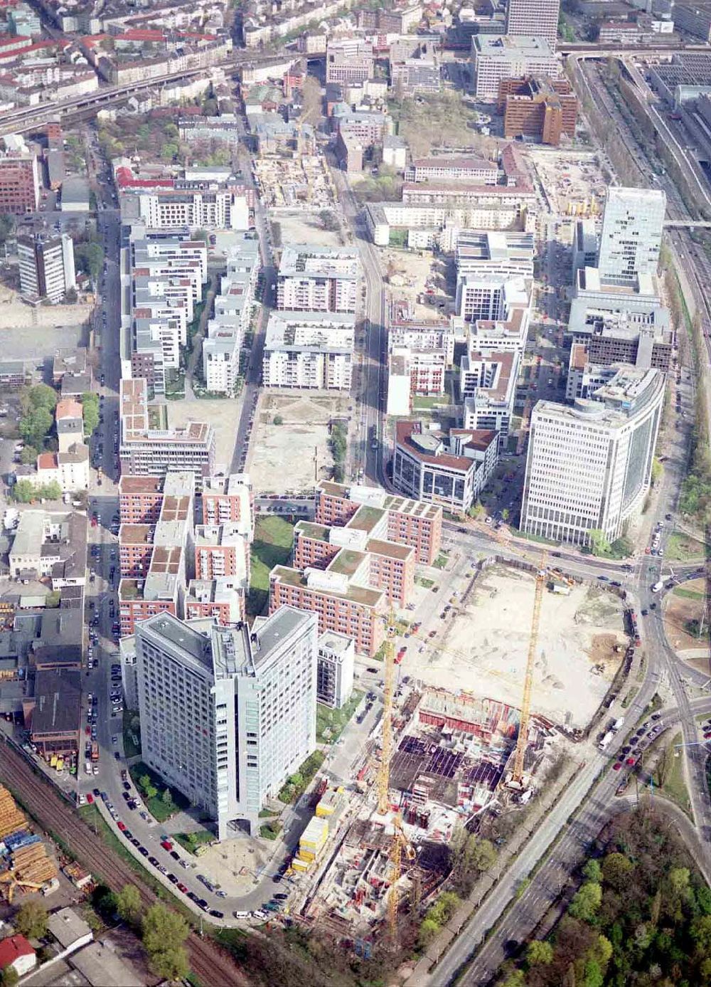 Frankfurt am Main from the bird's eye view: 