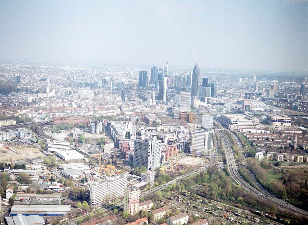 Frankfurt am Main (Hessen) from the bird's eye view: 