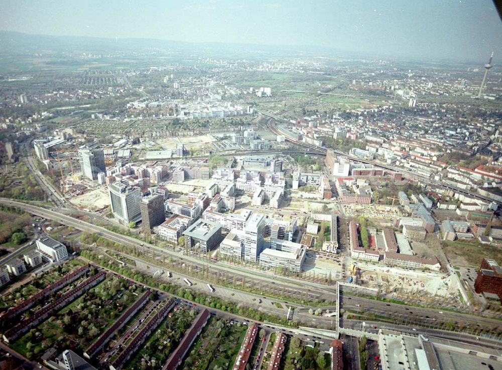 Frankfurt am Main (Hessen) from above - 