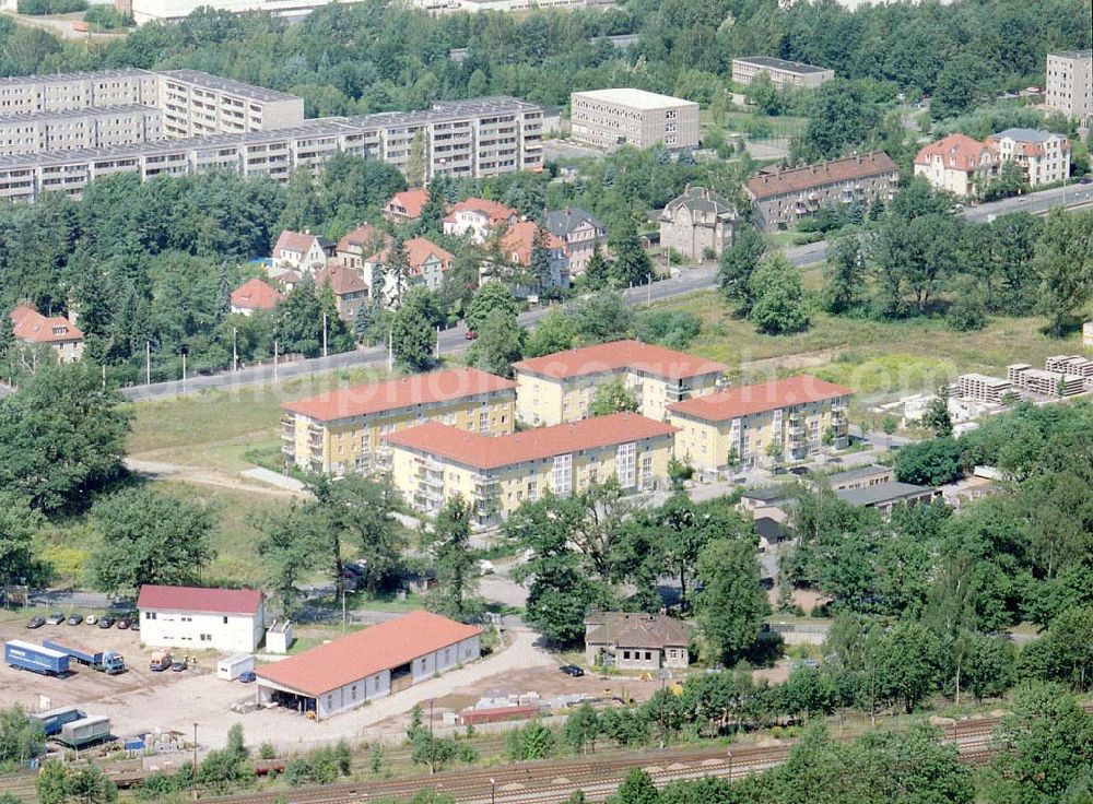 Aerial image Dresden - Klotsche - Wohnpark Am Königswald an der Königsbrücker Landstraße in Dresden-Klotsche.