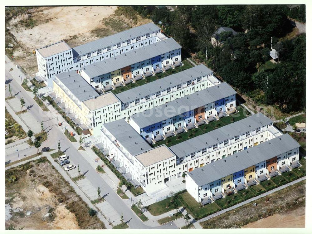 Dresden - Klotsche from above - Wohnpark Am Königswald an der Königsbrücker Landstraße in Dresden-Klotsche.