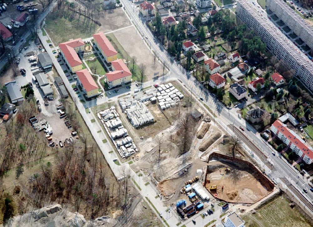 Aerial image Dresden - Klotsche - Wohnpark Am Königswald an der Königsbrücker Landstraße in Dresden-Klotsche.