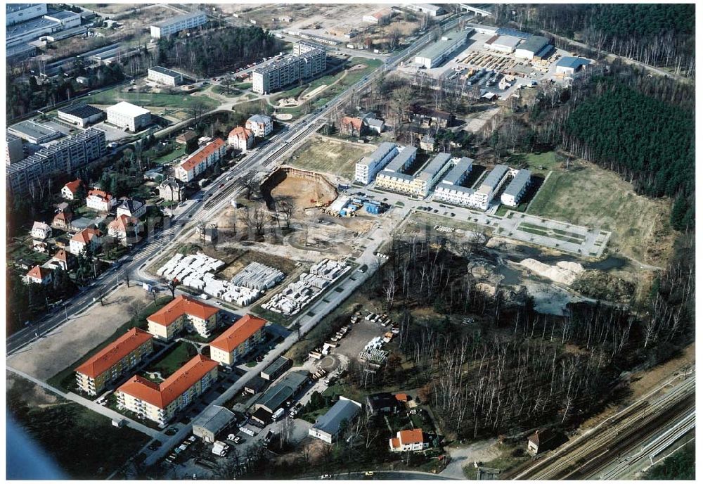 Dresden - Klotsche from above - Wohnpark Am Königswald an der Königsbrücker Landstraße in Dresden-Klotsche.