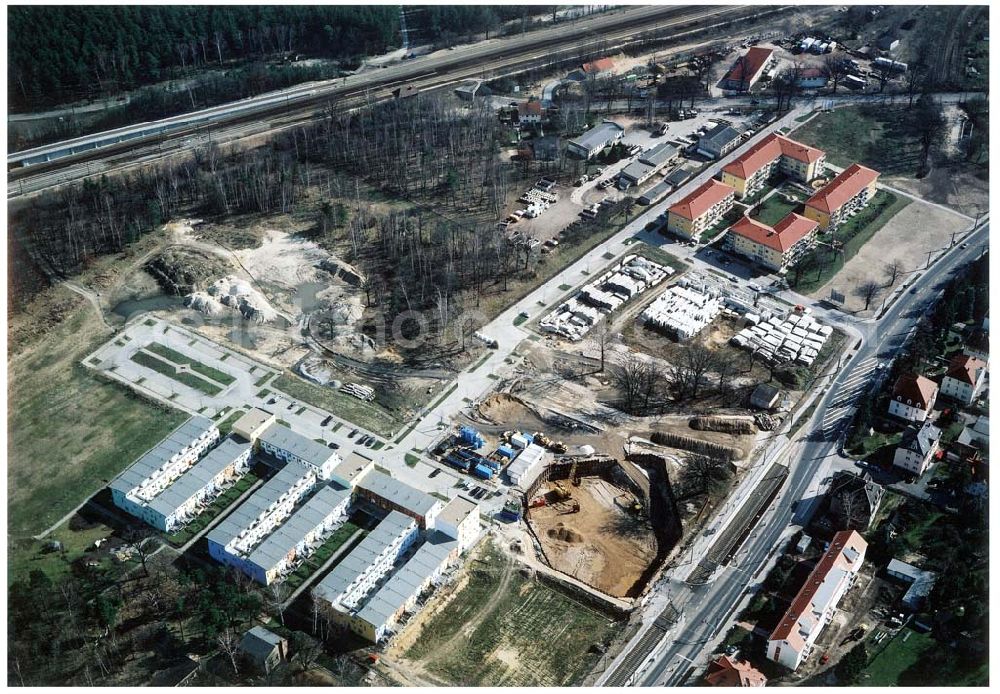 Dresden - Klotsche from above - Wohnpark Am Königswald an der Königsbrücker Landstraße in Dresden-Klotsche.