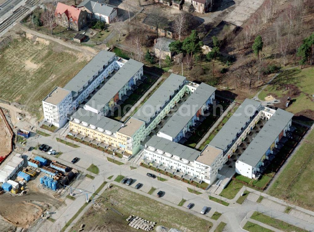 Dresden - Klotsche from above - Wohnpark Am Königswald an der Königsbrücker Landstraße in Dresden-Klotsche.