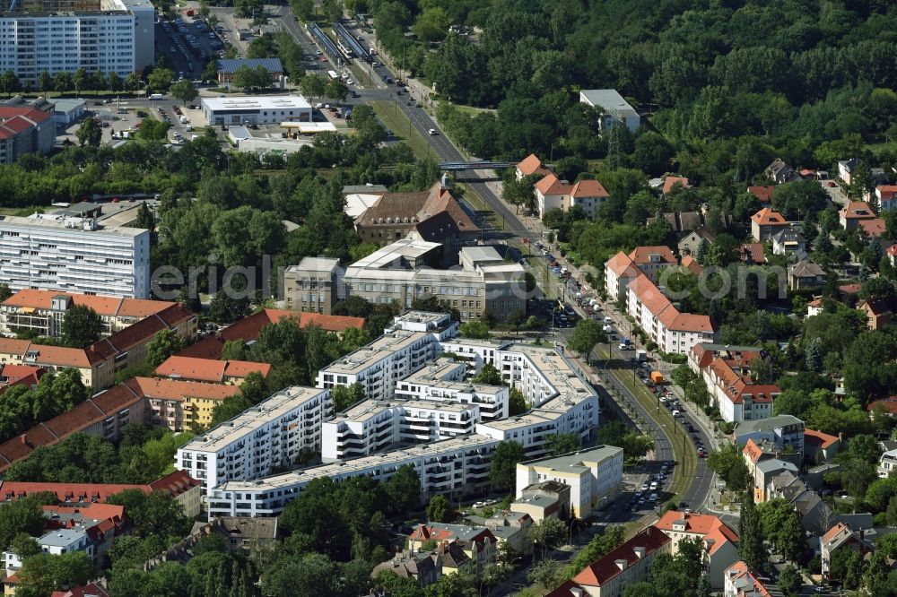 Berlin from above - View of the residential buildings in the district of Karlshorst in Berlin