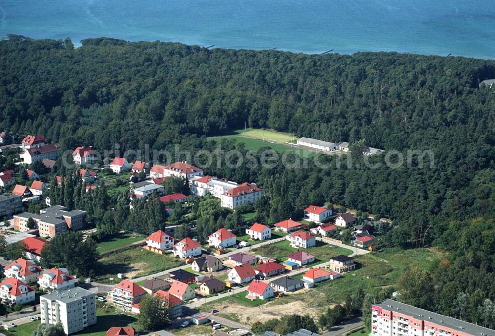 Graal-Müritz from above - Wohnsiedlung Koppenheide der HAWO KG in Graal-Müritz. Kontakt: HAWO GmbH Planen u. Bauen & Co. Bauträger KG, Löwenzahnweg 3, 18181 Graal-Müritz, Phone: 038206-706 0, Fax: 038206-706 66, E-Mail: info@hawo-immobilien.com,