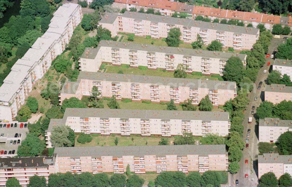 Aerial image Berlin-Tegel - Wohnsiedlung in Berlin-Tegel