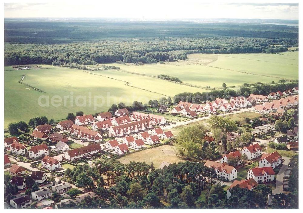 Graal-Müritz / Mecklenburg Vorpommern from above - Wohnsiedlung der HAWO KG in Graal - Müritz Mecklenburg Vorpommern / 27.09.02