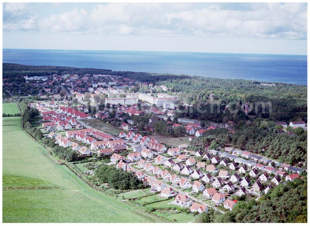 Graal-Müritz / Mecklenburg Vorpommern from above - Wohnsiedlung der HAWO KG in Graal - Müritz Mecklenburg Vorpommern / 27.09.02