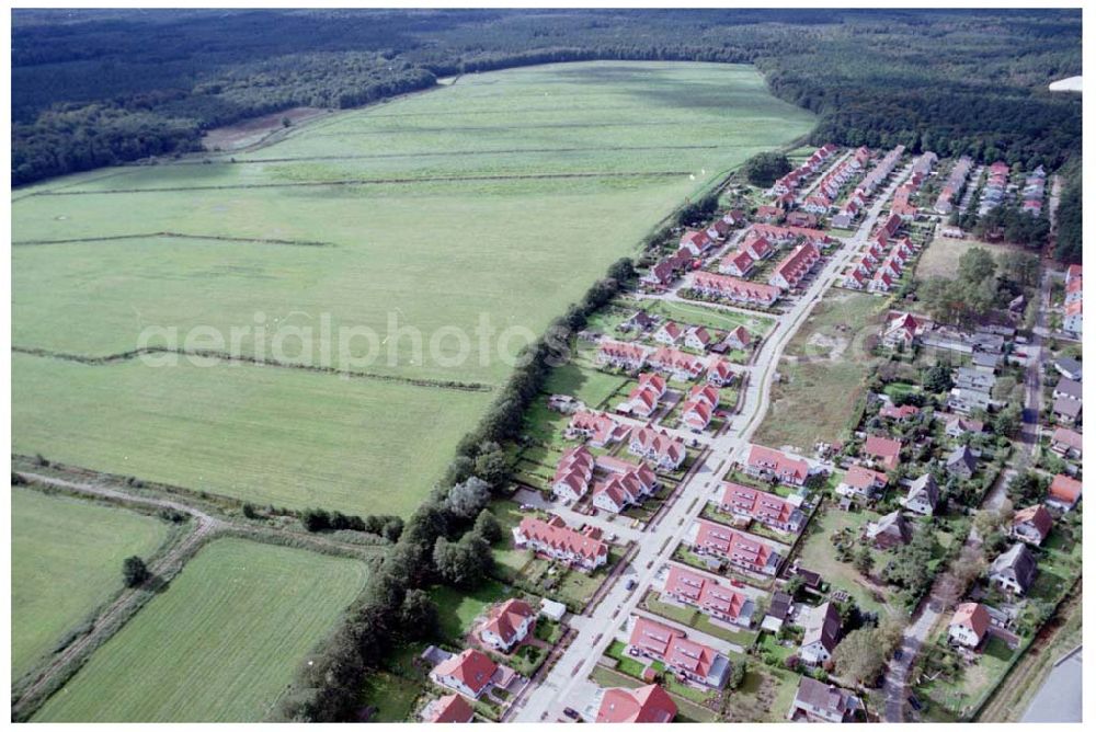 Graal-Müritz / Mecklenburg Vorpommern from above - Wohnsiedlung der HAWO KG in Graal - Müritz Mecklenburg Vorpommern / 27.09.02