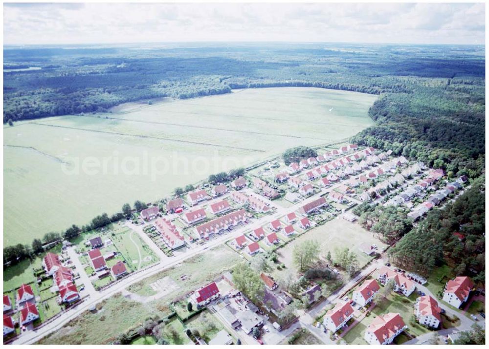 Aerial image Graal-Müritz / Mecklenburg Vorpommern - Wohnsiedlung der HAWO KG in Graal - Müritz Mecklenburg Vorpommern / 27.09.02