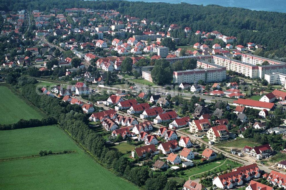 Aerial photograph Graal-Müritz - Wohnsiedlung Koppenheide der HAWO KG in Graal-Müritz. Kontakt: HAWO GmbH Planen u. Bauen & Co. Bauträger KG, Löwenzahnweg 3, 18181 Graal-Müritz, Phone: 038206-706 0, Fax: 038206-706 66, E-Mail: info@hawo-immobilien.com,