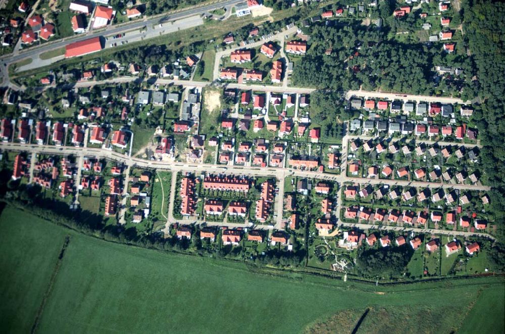 Aerial photograph Graal-Müritz - Wohnsiedlung Koppenheide der HAWO KG in Graal-Müritz. Kontakt: HAWO GmbH Planen u. Bauen & Co. Bauträger KG, Löwenzahnweg 3, 18181 Graal-Müritz, Phone: 038206-706 0, Fax: 038206-706 66, E-Mail: info@hawo-immobilien.com,