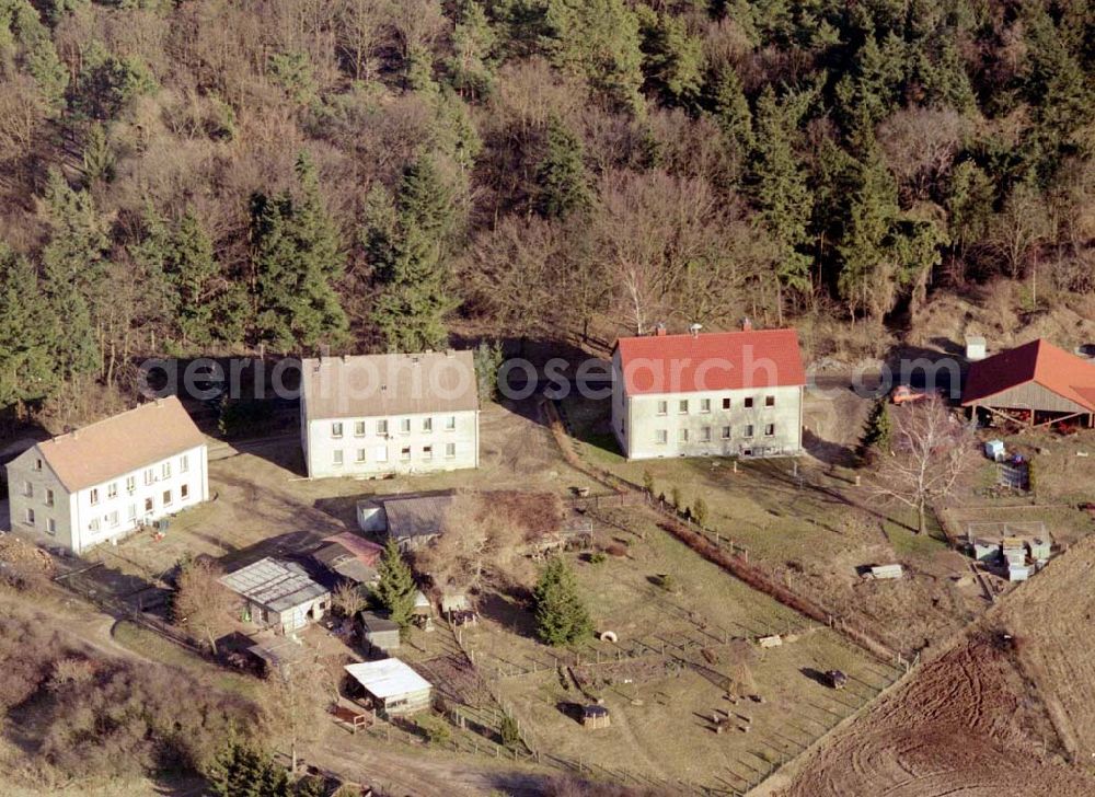 Waldsieversdorf bei Buckow / BRB from above - Wohnsiedlung Waldsieversdorf-West südlich von Buckow in der Märkischen Schweiz