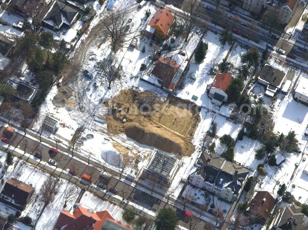 Aerial photograph Berlin-Reinickendorf - Berlin-Reinickendorf,10.03.2005,Wohnsiedlungsneubau der PREMIER-Deutschland GmbH, an der Bondickenstr./Nimrodstr. in Berlin-Reinickendorf