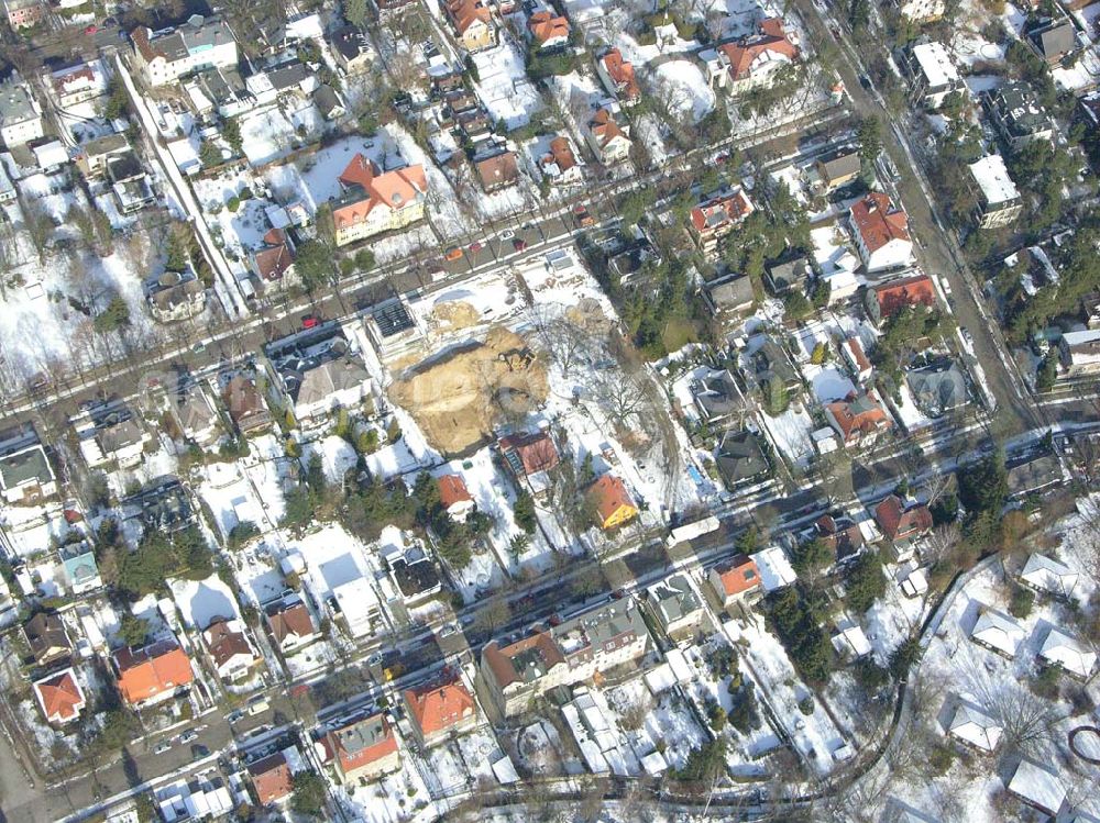 Aerial image Berlin-Reinickendorf - Berlin-Reinickendorf,10.03.2005,Wohnsiedlungsneubau der PREMIER-Deutschland GmbH, an der Bondickenstr./Nimrodstr. in Berlin-Reinickendorf