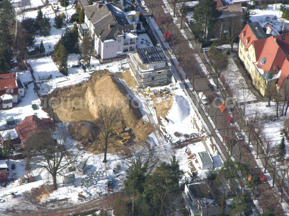 Aerial photograph Berlin-Reinickendorf - Berlin-Reinickendorf,10.03.2005,Wohnsiedlungsneubau der PREMIER-Deutschland GmbH, an der Bondickenstr./Nimrodstr. in Berlin-Reinickendorf