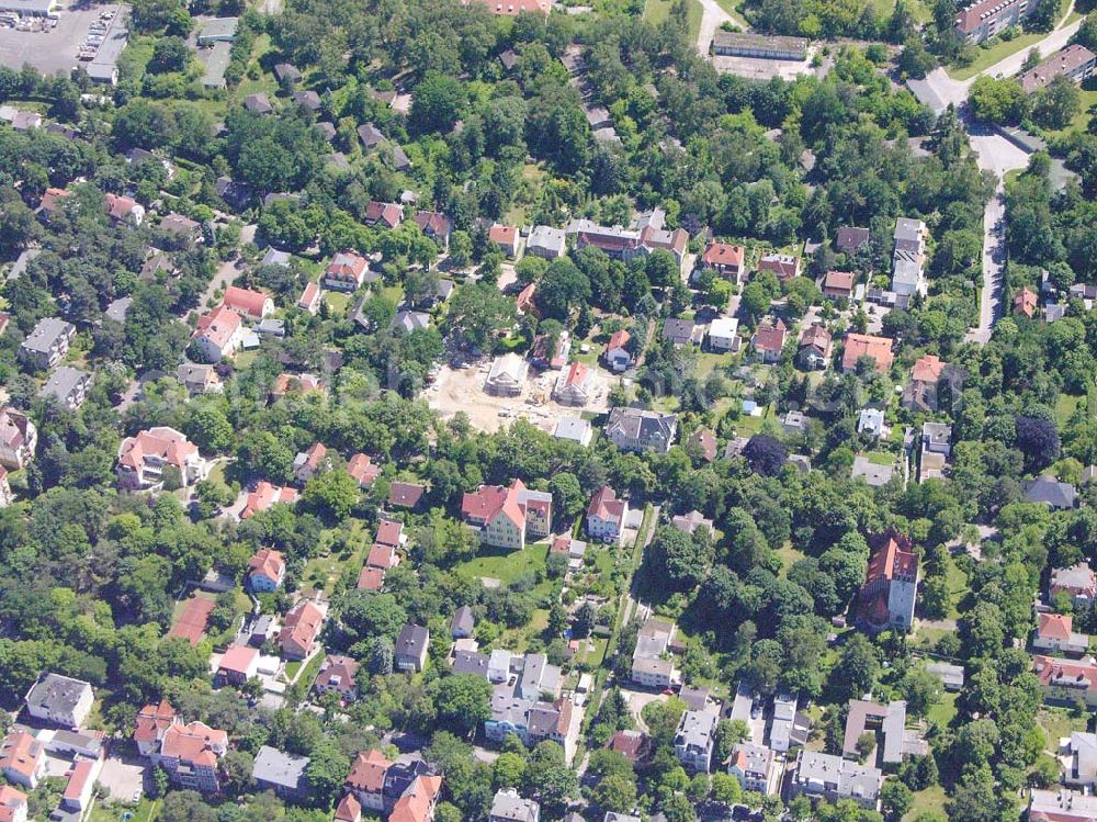 Aerial image Berlin - Wohnsiedlungsneubau der PREMIER-Deutschland GmbH, an der Bondickenstr./Nimrodstr. in Berlin-Reinickendorf