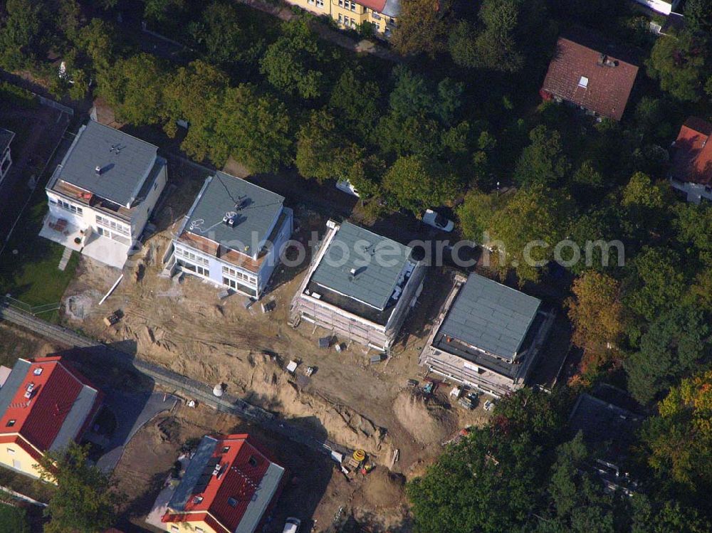 Aerial photograph Berlin Reinickendorf - 05.10.2005 Berlin-Reinickendorf Wohnsiedlungsneubau der PREMIER-Deutschland GmbH, an der Bondickenstr./Nimrodstr. in Berlin-Reinickendorf