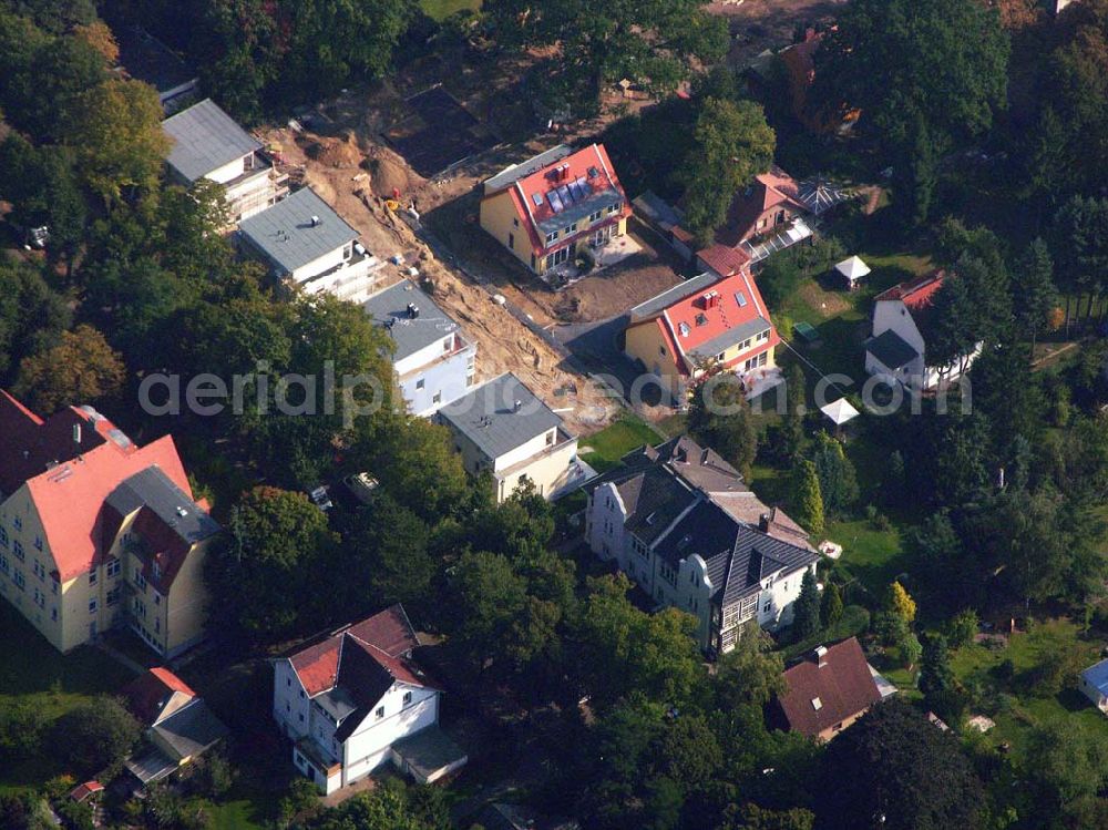 Aerial image Berlin Reinickendorf - 05.10.2005 Berlin-Reinickendorf Wohnsiedlungsneubau der PREMIER-Deutschland GmbH, an der Bondickenstr./Nimrodstr. in Berlin-Reinickendorf